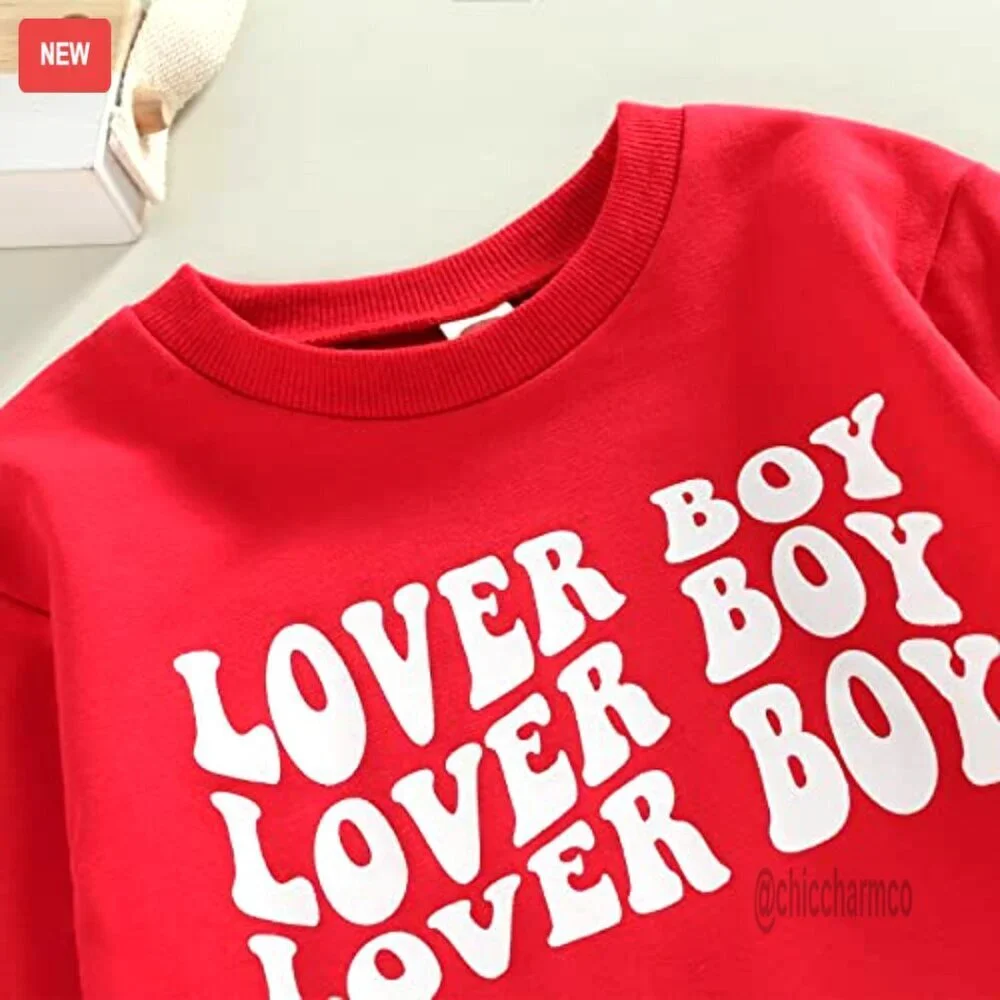 Toddler Boy 2-Piece Sweatshirt & Pants Set, Soft Stretchy Material, Fall Winter
